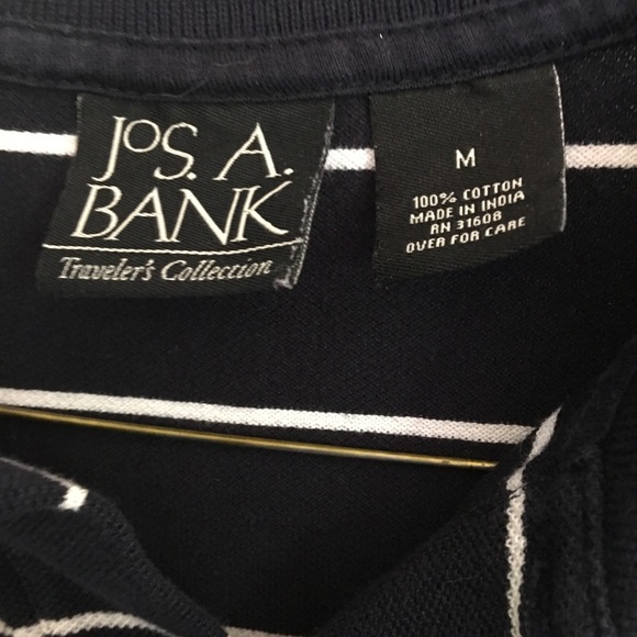 Jos. A. Bank Polo T Shirt. Size medium - Picture 2 of 5
